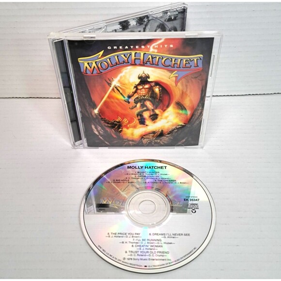Metal Cd Lot Iron Maiden Best Of 80s, Ratt Out Of The Cellar, Molly Hatchet Hits - Picture 5 of 8